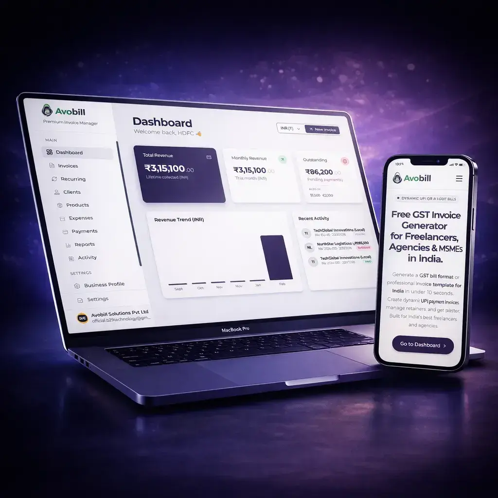Avobill: Premium Invoice & Financial Manager SaaS