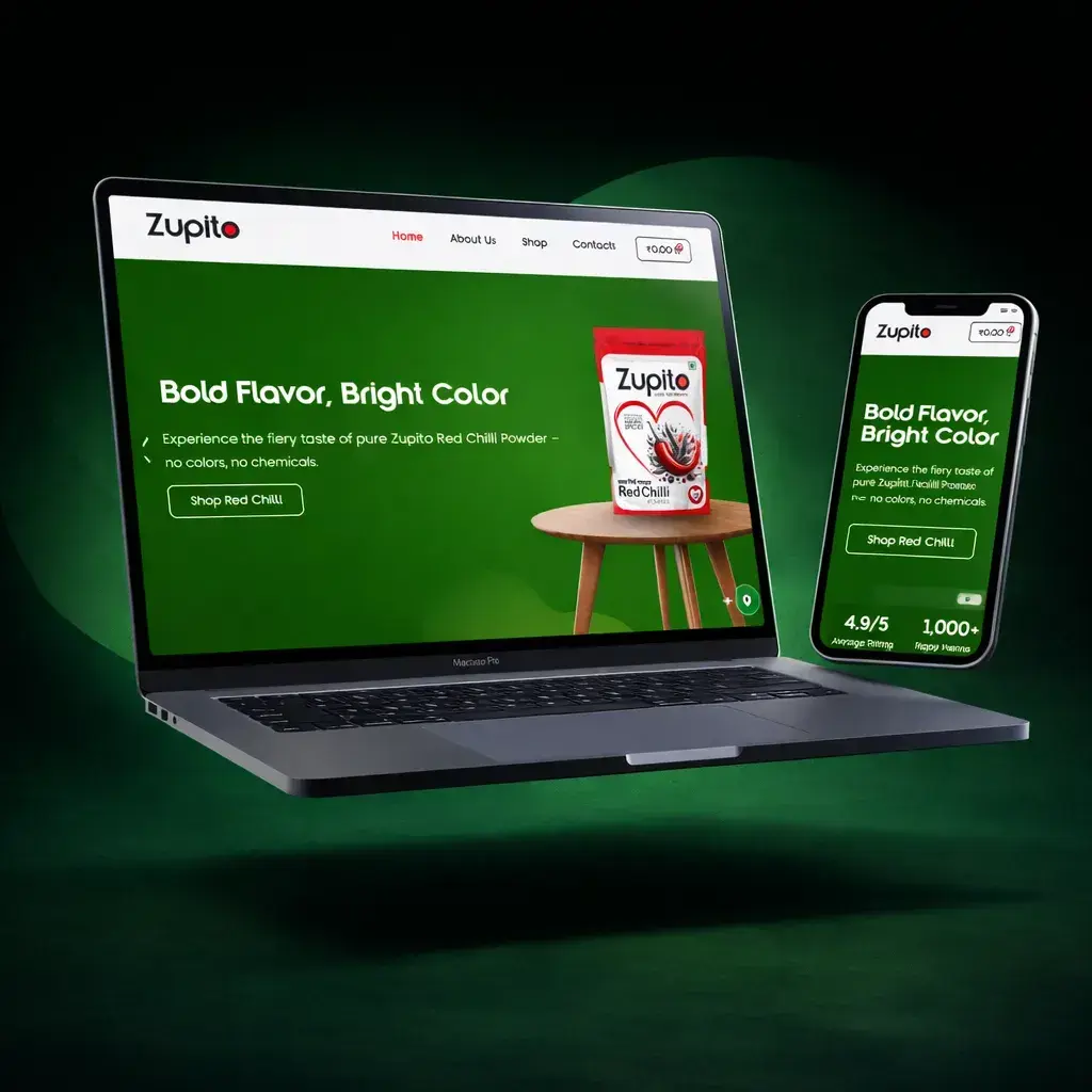 Zupito Masale: Engineering a High-Performance E-Commerce Platform (95+ Speed Score)